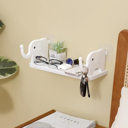 Elephant Shape Self Floating Wall Shelf (Buy 1 - Get 1 FREE)